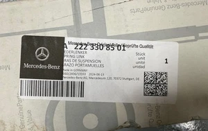 A2223308501 MERCEDES-BENZ S CLASS W222 S63 AMG FRONT LOWER CONTROL ARM GENUINE - Picture 1 of 2