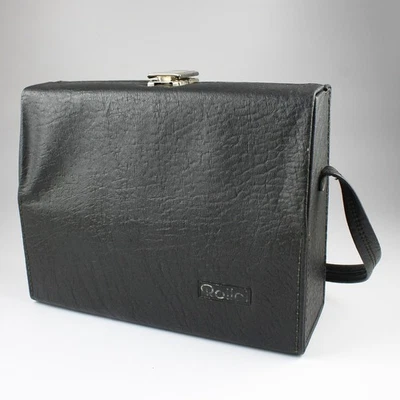 Rollei - Bolso de hombro/estuche de cuero sintético negro para cámara de cine Super 8 Foto 1 de 4