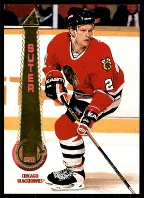 1994-95 Pinnacle Gary Suter Chicago Blackhawks #137 - Image 1 of 2