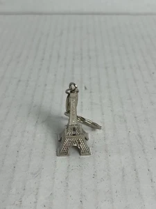 Portachiavi Torre Eiffel Parigi - colore argento - Foto 1 di 2