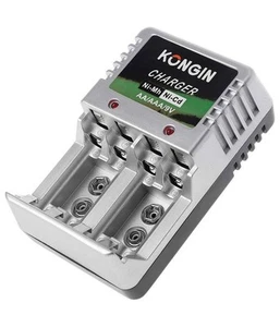 Caricabatterie Per Batterie Pile Ricaricabili Carica Batteria Aa Aaa 9v Ni-mh Cd - Foto 1 di 6