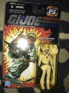 G.I. Joe 25th Anniversary Snow Job (Arctic Trooper) 3.75" Figure MOC Foil (2007)