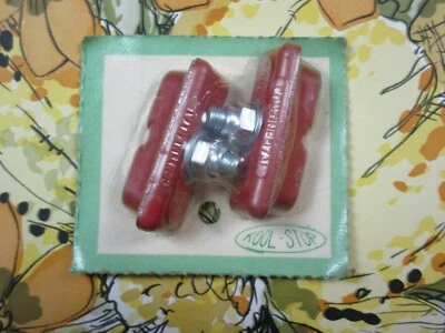 NOS Vintage KOOL STOP Continental BMX Bremsbeläge Allwetter Lachs Gewinde  - Bild 1 von 4