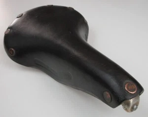 Vintage Brooks Professional Leather Saddle with Copper Rivets - Picture 1 of 7