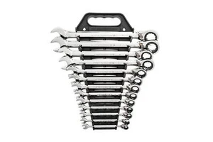 GEARWRENCH 13 Pc. 12 Pt. Reversible Ratcheting Combination Wrench Set SAE - - Bild 1 von 7