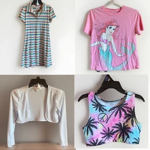 Lot Of Girls Clothes Size 8-10 Justice, Disney, Knitworks, SO Brand - Picture 1 of 11