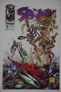 Spawn #9 McFarlane Capullo Near Mint 1992 1° Stampa 1° App Angela - Foto 1 di 2