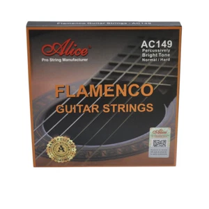 Alice Flamenco Guitar Strings Normal Tension Crystal Nylon Silver Plating AC149N - Picture 1 of 4
