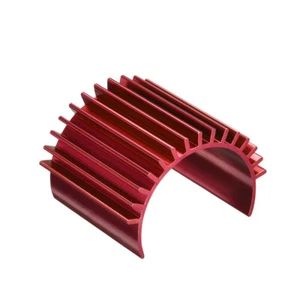Aluminum Elektromotor Motorkühlkörper Kühlrippen Für RC 380 390 Größe Rot - Bild 1 von 2
