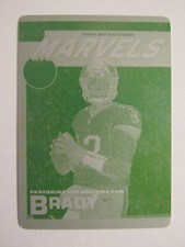 TOM BRADY 2020 Donruss Marvels  #1/1 Plates & Patches  Printing PLATE Yellow
