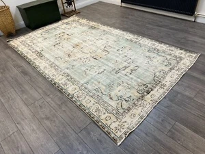 Oversize Rug, Turkish Area Rug, Handmade Rug, 6. x 10 ft, Woven Wool Rug, Carpet - Picture 1 of 10