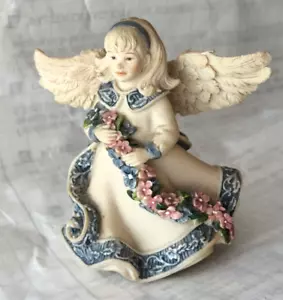 Sarah's Angels Cheri Lane niña ángel 2004 Mindspring guirnalda guirnalda flores usado en excelente estado - Imagen 1 de 8