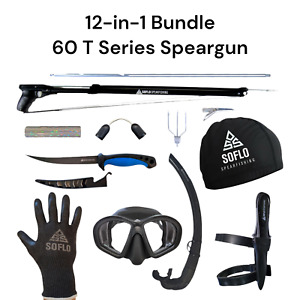 12-in-1 Spearfishing Bundle: Speargun, Dive Gear & Accessories For Any Diver