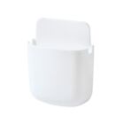 Wall Mount Phone Holder For Home Office Remote Control Wall Mounted Storage Box