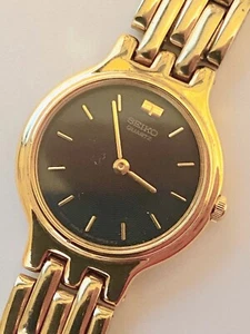 QUARZO SEIKO DONNA GIALLO LEGGERMENTE USATO NECESSITA DI STELO - Foto 1 di 4