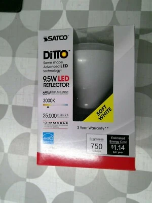 Satco S9621 BR30 LED Reflector 9.5W **Free Shipping** - Image 1 of 3