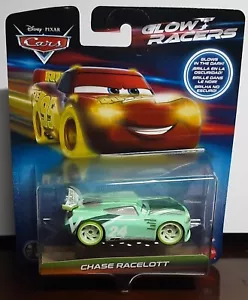DISNEY PIXAR CARS - GLOW RACERS - CHASE RACELOTT - Picture 1 of 2