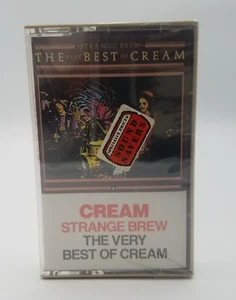 NEW SEALED - CREAM- STRANGE BREW/THE VERY BEST OF CREAM CASSETTE - Picture 1 of 6