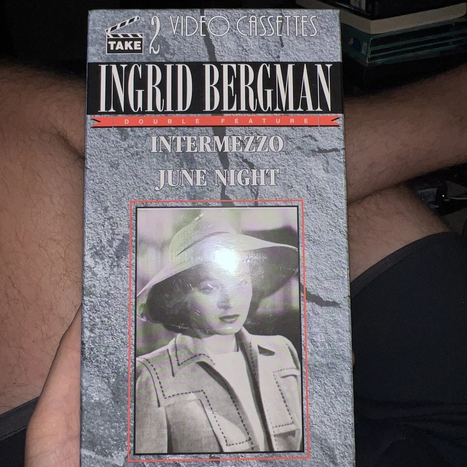 Ingrid Bergman Double Feature Intermezzo  June Night VHS - Image 1 of 1