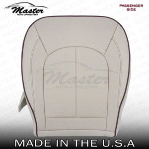 Cubierta de asiento de cuero gris inferior para pasajero Chrysler Pacifica 2017-2019 Perf - Imagen 1 de 9