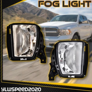 Bumper Fog Lights Fit For Dodge Ram 1500 2013 14 15 16 17 18 Left & Right Side - Picture 1 of 9