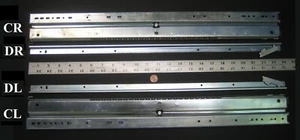 GRANT #525-24" DRAWER SLIDES, FULL-EXTENSION, HEAVY-DUTY, WITH DRAWER RELEASE - Picture 1 of 2