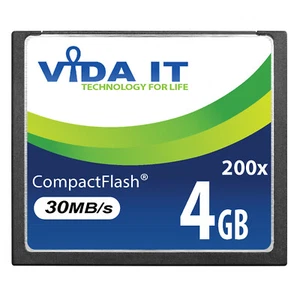 4GB CF Compact Flash Memory Card Supports High-Speed Transfer For Burst Shots UK - Picture 1 of 7