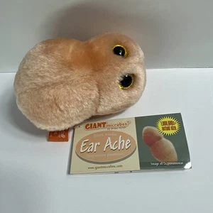Vintage EAR ACHE Streptococcus Pneumoniae Giant Microbes plush 2004 - Picture 1 of 6