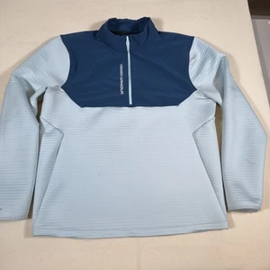 Under Armour Pullover Mens XL Quarter Zip Golf Daytona Rib Athletic Storm - Picture 1 of 12