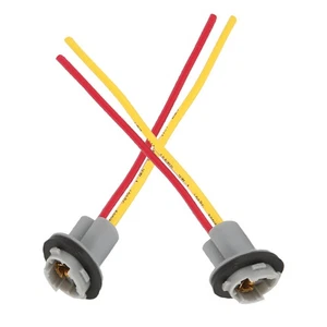 Car Bulb Base Side Marker Bumper Light Bulb Socket Plug Wiring Pigtail Plug - Picture 1 of 4