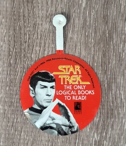 Star Trek Spock "Gli unici libri logici da leggere" pulsante scheda 1986 - Foto 1 di 4