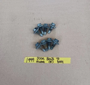 95-02 Camaro Firebird RS Z28 SS Trans AM Door Hinge Mounting Bolts Hardware READ - Foto 1 di 18