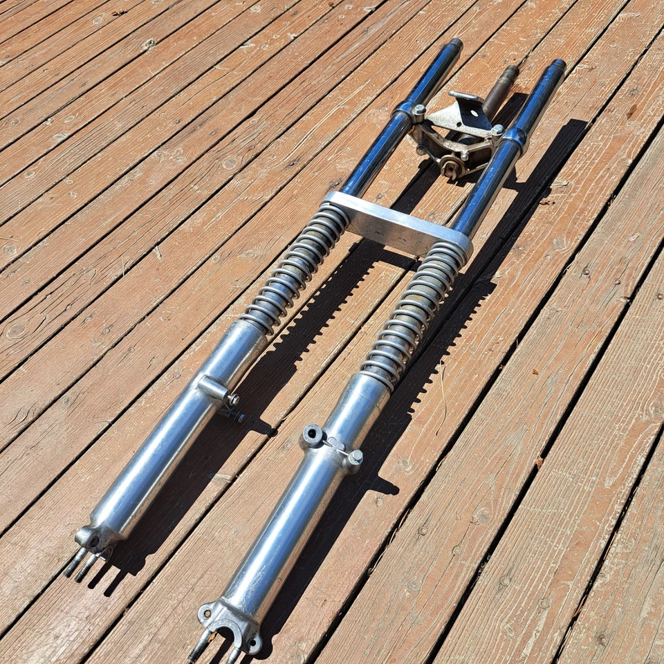 Horquillas delanteras vintage 1972 Honda Motorcycle SL 350 sl350 Bobber Café Racer Foto 1 de 4