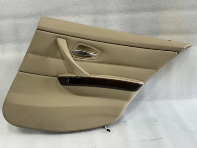 BMW 328i 335i E90 2007 2008 2009 2010 2011 panel de moldura de puerta trasera derecha beige LCB4 Foto 1 de 4