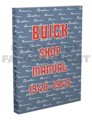 Manuale Di Riparazione Buick 1948-1949 Special Super Roadmaster 48 49 - Immagine 1 di 4