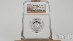 2012 S SILVER 25C NGC PF69 ULTRA CAMEO DENALI WASHINGTON QUARTER US MINT COIN - Picture 1 of 4