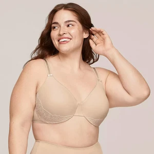 Olga 40C Beige Luxury Lift Bra w Matching Lace Underwire  #35063 NWT new - Picture 1 of 7