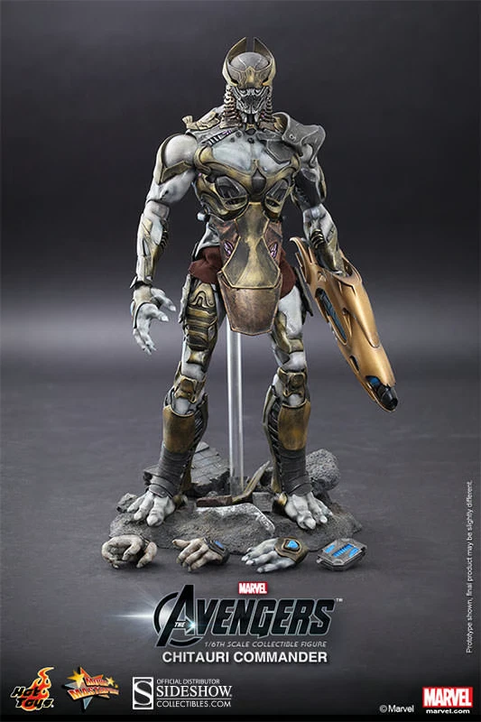 SELLADO MARVEL Hot Toys MMS227 - Vengadores "Chitauri Commander 1/6to Coleccionable Foto 1 de 4