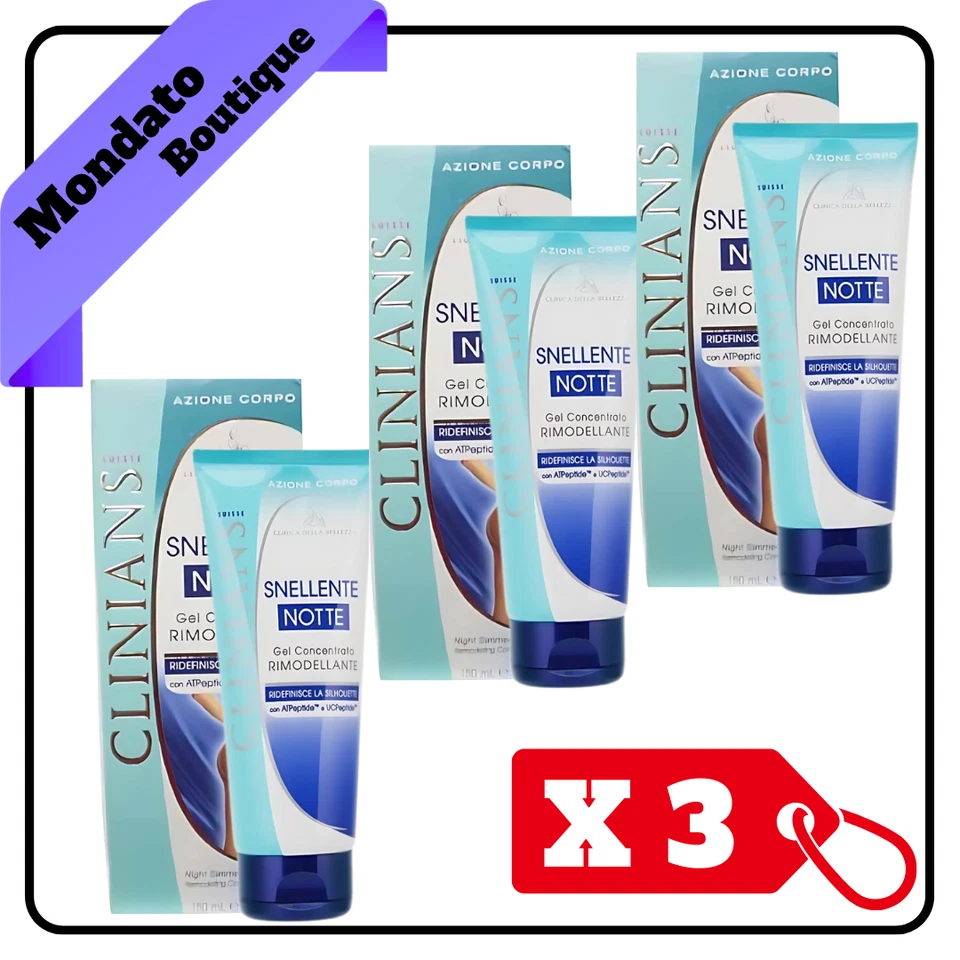 CLINIANS GEL SNELLENTE NOTTE 150 ml RIMODELLANTE (X3) - Immagine 1 di 1