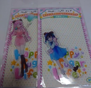 Happy Sugar Life X Medicos Shop 2024 Sato Shio Acrylic Stand Figure Set Japan - Picture 1 of 2