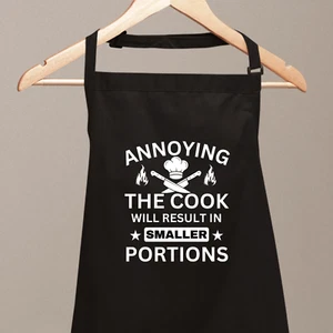 Den Schwanz ärgern führt zu kleineren Portionen lustig bedruckt Küche Kochen - Bild 1 von 10