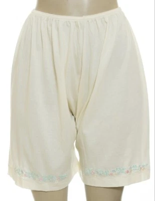 Mujeres Mezcla Algodón Pettipants Bloomer Frontal Bordado Tallas 5 6 7 8 9 10 11 12  Foto 1 de 4