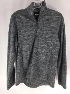 Cascade Sport Womens Top Medium Activewear Gray Black Long Sleeve Pullover.. - Picture 1 of 7