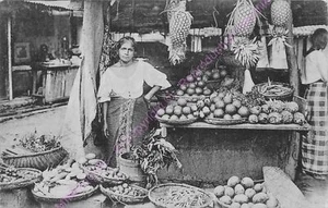 Cpa Sri Lanka Colombo Fruit Boutique Seller Sri Lankan - Picture 1 of 2