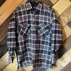Dickies Jacket Mens Size M Flannel Quilted Lined Heavy Work Multi Color Plaid - Picture 1 of 9