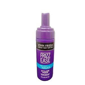 John Frieda Frizz Ease Air Dry Waves Styling Foam, Dream Curls, 5 Oz As pic