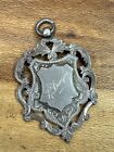 1907 Sterling Silver EDFA Junior League Shield Fob Medal Hallmarked V254