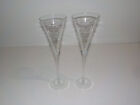 Vintage Kate Spade Larabee Dot Champagne Toasting Flutes By Lenox Very Nice