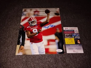 Michael Penix Jr Signed 8x10 Jsa Indiana Hoosiers - Picture 1 of 1