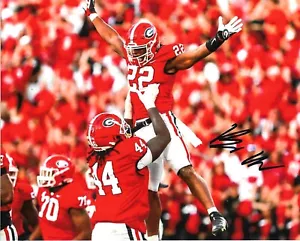 BRANSON ROBINSON HAND SIGNED GEORGIA BULLDOGS 8X10 PHOTO W/COA UGA - Picture 1 of 1